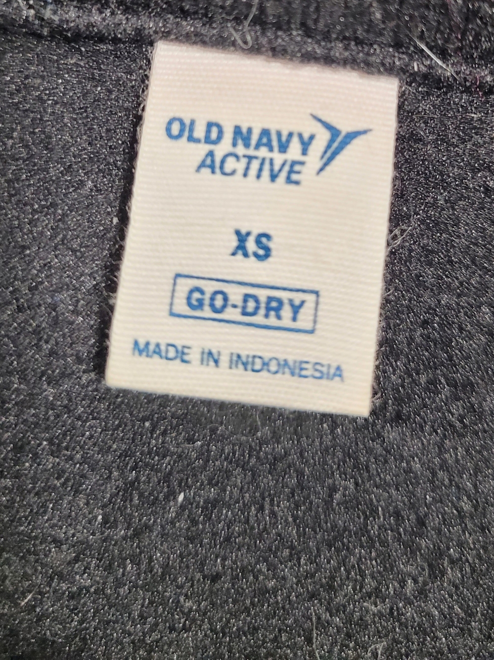 Old Navy Black Jacket with Gold Zippers - Picture 2 of 3